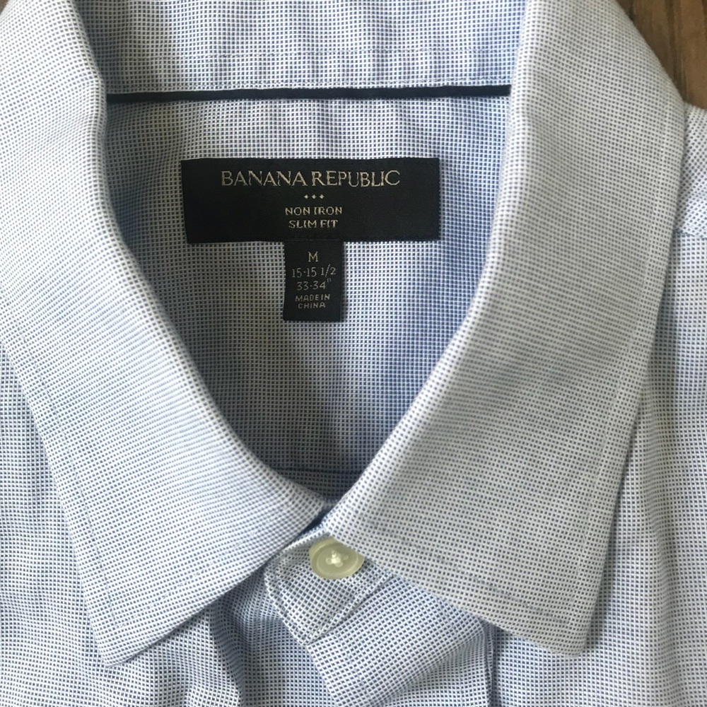 Banana Republic Blue Dress Shirt